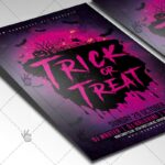 Trick or Treat Night - Halloween Flyer PSD Template - Image 2