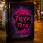 Trick or Treat Night - Halloween Flyer PSD Template - Image 3