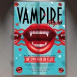 Vampire Night - Halloween Flyer PSD Template
