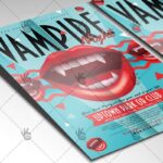Vampire Night - Halloween Flyer PSD Template - Image 2