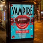 Vampire Night - Halloween Flyer PSD Template - Image 3