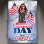 Veterans Day - American Flyer PSD Template