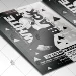 White and Black Party - Club Flyer PSD Template - Image 2