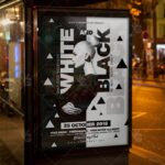 White and Black Party - Club Flyer PSD Template - Image 3