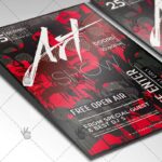 Art Show Event - Business Flyer PSD Template - Image 2