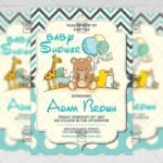 Baby Shower - Kids A5 Flyer Template