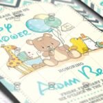 Baby Shower - Kids A5 Flyer Template