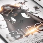 Black Night - Club A5 Flyer Template