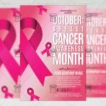 Breast Cancer Awareness Month - Community A5 Flyer Template