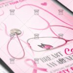 Breast Cancer Month - Community A5 Flyer Template