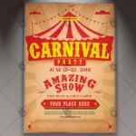 Carnival Amazing Show - Circus Flyer PSD Template