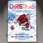 Christmas Celebration - Winter Flyer PSD Template