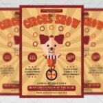 Download Circus Show PSD Flyer Template Now