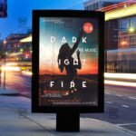 Dark Night Fire - Club A5 Flyer Template