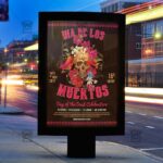 Download Dia de Los Muertos PSD Flyer Template Now