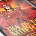 Download Dia de Los Muertos Celebration PSD Flyer Template Now