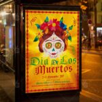 Dia De Los Muertos - Mexican Flyer PSD Template - Image 3
