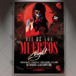 Dia De Los Muertos Night - Mexican Flyer PSD Template