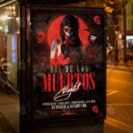 Dia De Los Muertos Night - Mexican Flyer PSD Template - Image 3