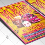 Dia De Los Muertos Party - Mexican Flyer PSD Template - Image 2