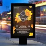 Give Thanks Night - Seasonal A5 Flyer Template