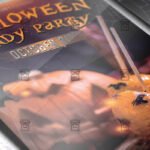 Halloween Candy Party - Seasonal A5 Flyer Template