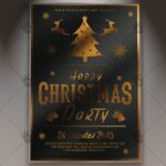 Happy Christmas Party - Winter Flyer PSD Template