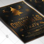 Happy Christmas Party - Winter Flyer PSD Template - Image 2