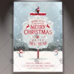 Happy Merry Christmas - Winter Flyer PSD Template