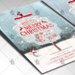 Happy Merry Christmas - Winter Flyer PSD Template - Image 2