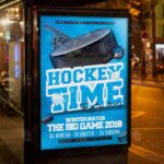 Hockey Time - Sport Flyer PSD Template - Image 3