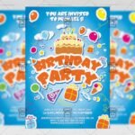 Download Kids Birthday PSD Invitation Card Template Now