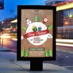 Merry Christmas 2017 - Seasonal A5 Flyer Template