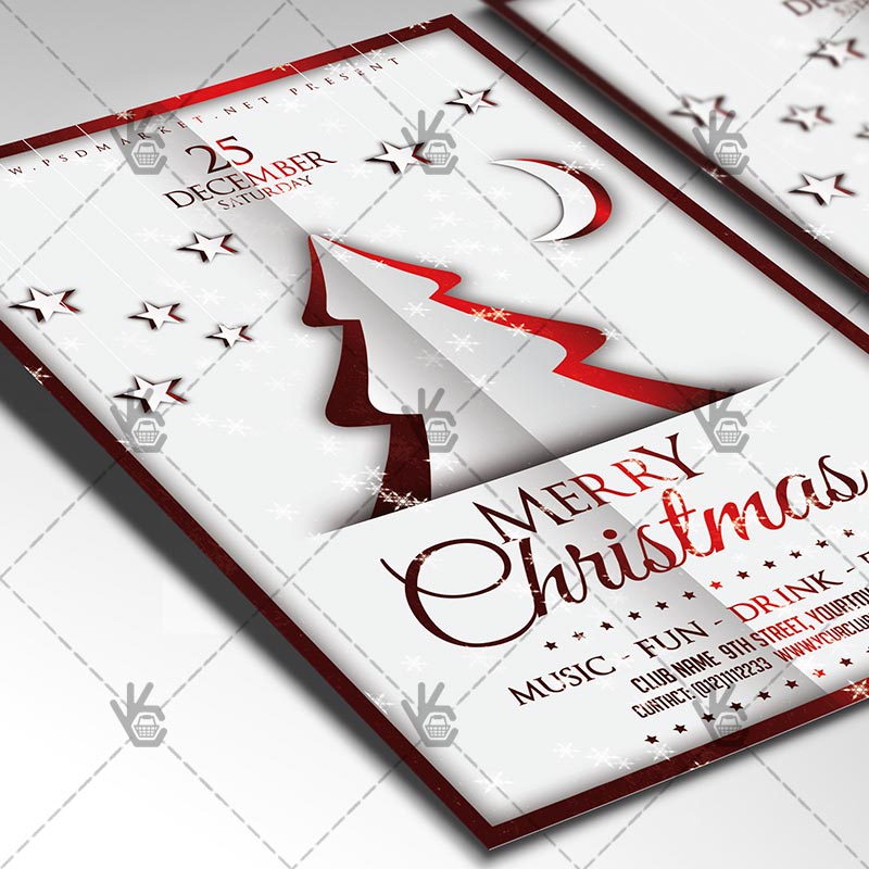 merry_christmas_night_flyer_psdmarket_2.jpg Merry Christmas Night - Winter Flyer PSD Template - Image 2