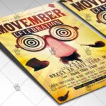 Movember Celebration - Seasonal Flyer PSD Template - Image 2