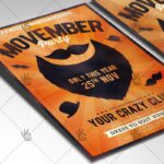 Movember Party - Seasonal Flyer PSD Template - Image 2