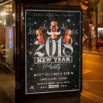 New Year Party - Winter Flyer PSD Template - Image 3
