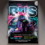 Party Bus - Club Flyer PSD Template