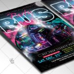 Party Bus - Club Flyer PSD Template - Image 2