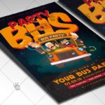 Party Bus Night - Club Flyer PSD Template - Image 2