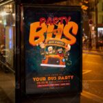 Party Bus Night - Club Flyer PSD Template - Image 3
