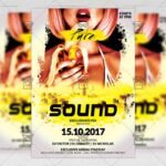 Pure Sound - Club A5 Flyer Template