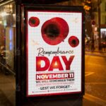 Remembrance Day - American Flyer PSD Template - Image 3