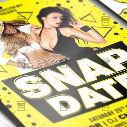 Snap Date - Club A5 Flyer Template