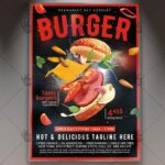 Super Burger - Food Flyer PSD Template