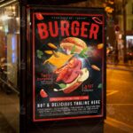 Super Burger - Food Flyer PSD Template - Image 3
