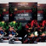 Superheroes Costume Party - Seasonal A5 Flyer Template
