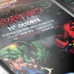 Superheroes Costume Party - Seasonal A5 Flyer Template