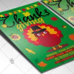 Thanksgiving Autumn Party - Autumn Flyer PSD Template - Image 2