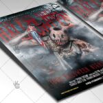The Blood Night Halloween - Seasonal Flyer PSD Template - Image 2